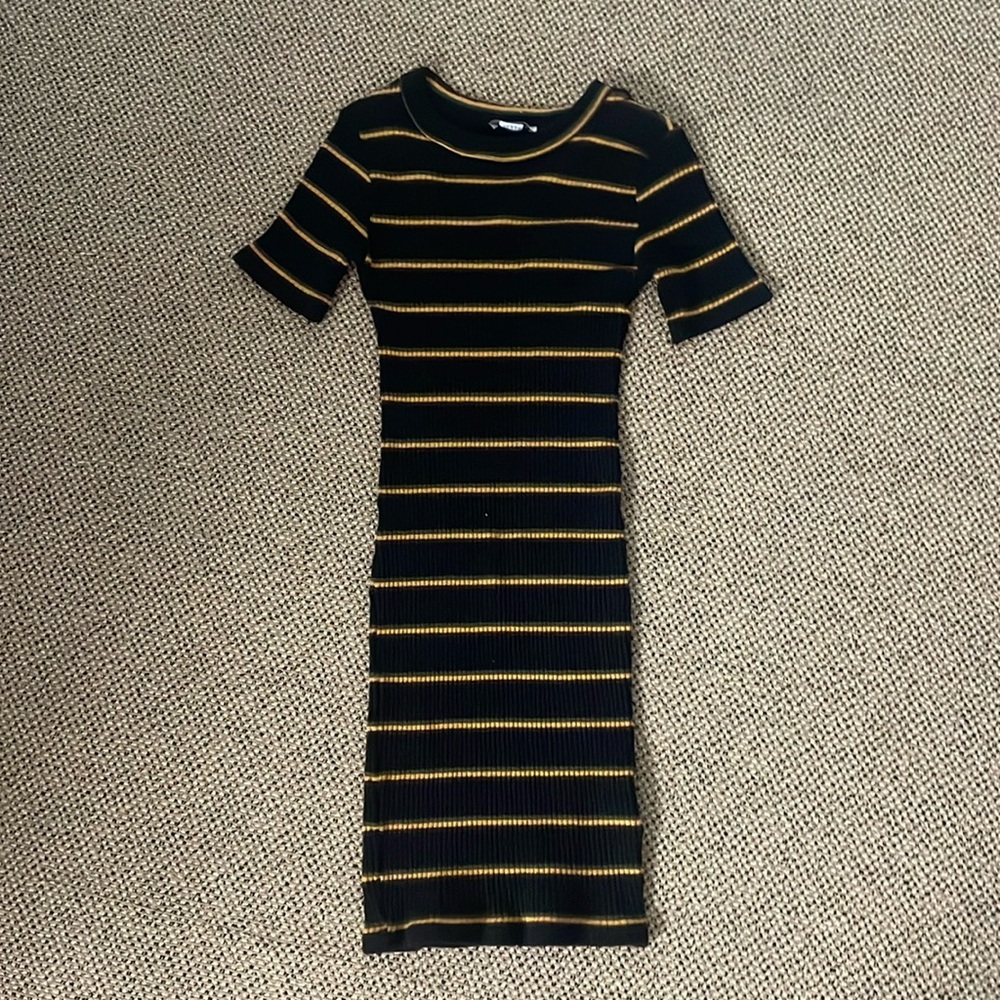 zara striped dress